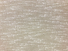 Load image into Gallery viewer, Designer Water &amp; Stain Resistant Woven Rustic Beige Grey Ivory Upholstery Drapery Fabric