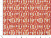 Load image into Gallery viewer, Heavy Duty Cream Orange Coral Abstract Geometric Upholstery Drapery Fabric