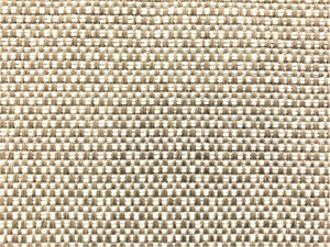 Designer Beige Taupe Cream Textured Woven Basketweave Mid Century Modern Neutral Upholstery Fabric