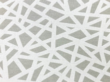 Load image into Gallery viewer, Designer Reversible Indoor Outdoor Water &amp; Stain Resistant Abstract Geometric Taupe Beige Upholstery Drapery Fabric