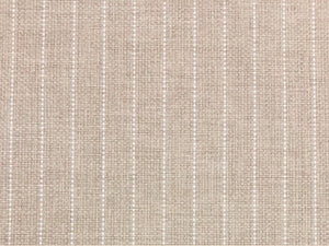 Designer Water & Stain Resistant Indoor Outdoor Taupe Beige White Nautical Stripe Polypropylene Upholstery Fabric