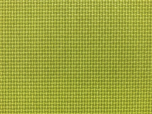 Load image into Gallery viewer, Designer Water &amp; Stain Resistant Lime Green Woven MCM Mid Century Modern Basketweave Upholstery Fabric