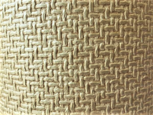Load image into Gallery viewer, 100 Yards Architex Bamboozled Rhodes Faux Straw Rattan Beige Shimmery Faux Leather Upholstery Vinyl