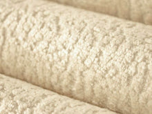 Load image into Gallery viewer, Crypton Water &amp; Stain Resistant MCM Mid Century Modern Tweed Chenille Stripe Basketweave Ivory Beige Upholstery Fabric RMC-WCII