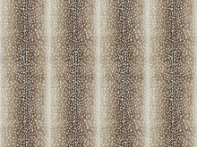 Load image into Gallery viewer, Linen Rayon Brown Taupe Ivory Fawn Animal Print Upholstery Drapery Fabric