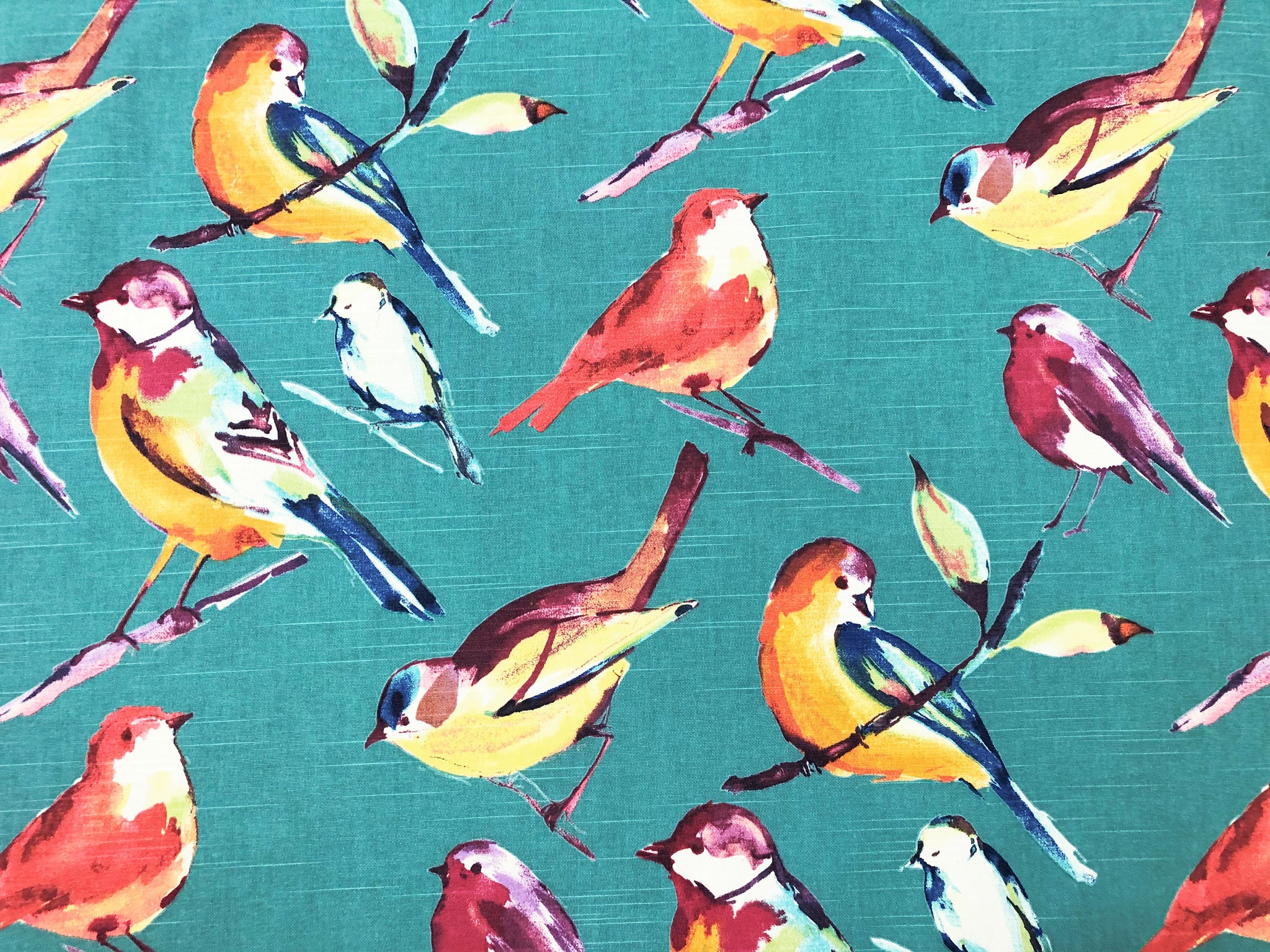 Rainbow Plaid – Birds of a Feather. Custom Fabrics