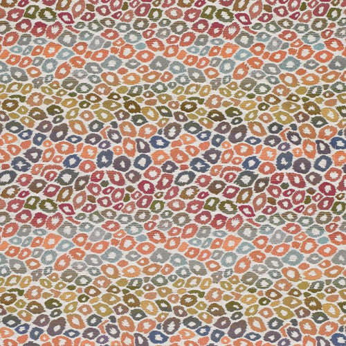 Furocious Fabric Animal Print Leopard Jaguar Upholstery Fabric / Pepper Pot
