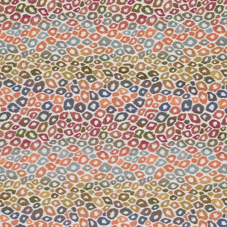 Furocious Fabric Animal Print Leopard Jaguar Upholstery Fabric / Pepper Pot