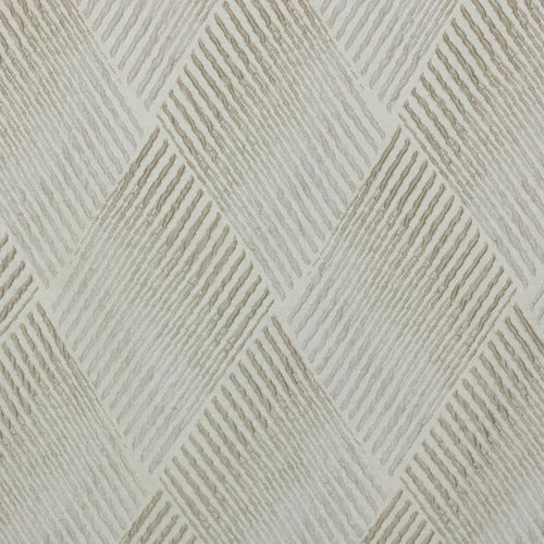 Soho Chic Silk Viscose Gray Geometric Drapery Fabric / Silverbeam
