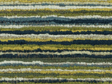 Load image into Gallery viewer, Water &amp; Stain Resistant Navy Blue Green Teal Grey Abstract Chenille Upholstery Fabric