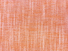 Load image into Gallery viewer, Designer Indoor Outdoor Water &amp; Stain Resistant Orange White Woven MCM Mid Century Modern Tweed Upholstery Drapery Fabric WHS 5159