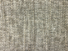 Load image into Gallery viewer, Crypton Stain Water Resistant Mid Century Modern Basketweave Herringbone Tweed Pale Gray Grey Upholstery Fabric RMCR XIII