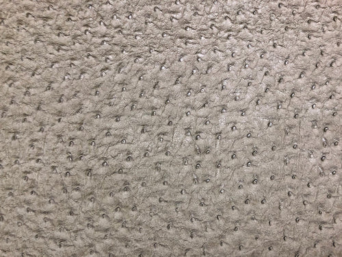 Kravet Gray Ostrich Bird Animal Skin Faux Leather Upholstery Vinyl