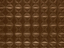 Load image into Gallery viewer, Heavy Duty Commercial Taupe Shimmer Bronze Geometric Matelasse Copper Faux Leather Upholstery Vinyl