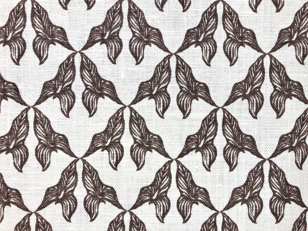 Marika Meyer Charlotte 06 Oyster Linen Brown Abstract Upholstery Drapery Fabric