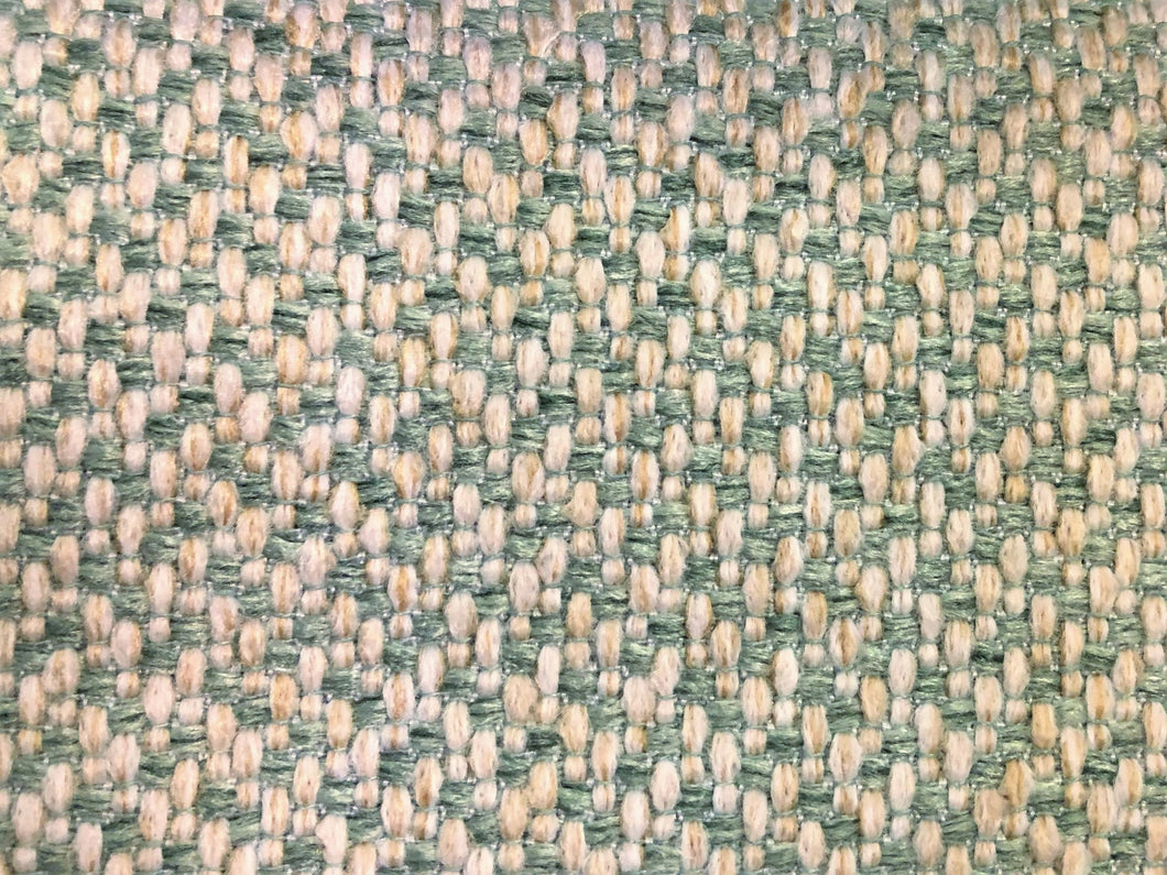 Mint Green Fine Cotton Tweed Fabric, Tweed Fabric by the Yard for
