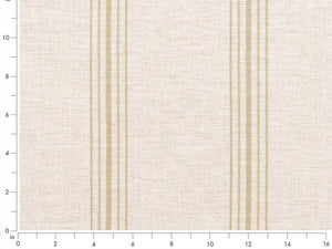 Crypton Water & Stain Resistant Nautical Stripe Off White Beige Upholstery Fabric