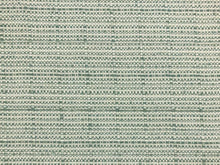 Load image into Gallery viewer, Designer Water &amp; Stain Resistant Speckled Tweed Aqua Blue White Indoor Outdoor Upholstery Drapery Fabric