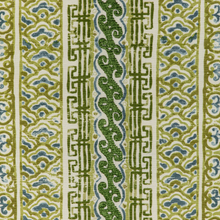 Load image into Gallery viewer, Lee Jofa Bongol Print Fabric / Kiwi