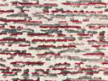 Load image into Gallery viewer, Designer Lavender Grey Mauve Burgundy Beige Textured Abstract Chenille Upholstery Drapery Fabric