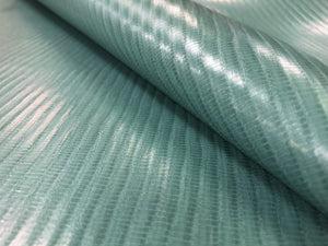 Kravet Reva Teal Seafoam Aqua Abstract Animal Snake Skin Pattern Faux Leather Vinyl Fabric