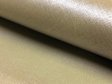 Load image into Gallery viewer, Designer Copper Gold Metallic Textured Faux Leather Upholstery Vinyl