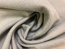 Load image into Gallery viewer, Westbury Textiles Beaumont Herringbone Pewter Gray Geometric Mid Century Modern Stain Repellent Upholstery Fabric