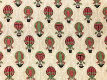 Load image into Gallery viewer, Lee Jofa Indianola Weave Pink Green Beige Hot Air Balloon Upholstery Drapery Fabric