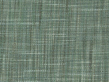 Load image into Gallery viewer, MCM Mid Century Modern Textured Tweed Teal Green Aegean Blue Drapery Fabric