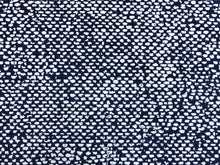 Load image into Gallery viewer, Bella-Dura Conga Indigo Indoor Outdoor Navy Blue Off White Abstract Animal Pattern Upholstery Drapery Fabric