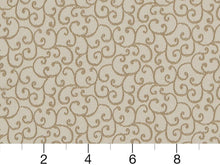 Load image into Gallery viewer, Beige Swirl Upholstery Drapery Fabric