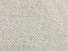 Load image into Gallery viewer, Reversible Water &amp; Stain Resistant Off White Light Grey Boucle Upholstery Fabric