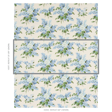 Load image into Gallery viewer, Schumacher Proust&#39;s Lilacs Fabric 180620 / Blue