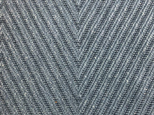 Load image into Gallery viewer, Kravet New Direction Herringbone Chevron Geometric Blue Linen Cotton Drapery Upholstery Fabric