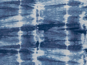 Navy Blue Ivory Abstract Velvety Upholstery Drapery Fabric