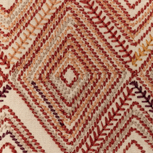 Load image into Gallery viewer, Lee Jofa Bowen Embroidery Fabric / Paprika