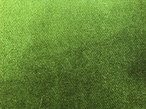 Designer Water & Stain Resistant Heavy Duty Olive Green Velvet Upholstery Drapery Fabric
