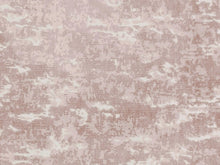 Load image into Gallery viewer, Blush Pink Beige Distressed Abstract Velvet Upholstery Fabric