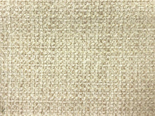 Load image into Gallery viewer, Crypton Stain Water Resistant Mid Century Modern Basketweave Tweed Chenille Ivory Tan Taupe Beige Upholstery Fabric RMCR IV