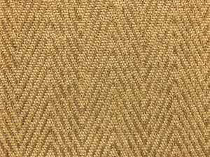 Taupe Cream Tan Textured Chevron Zig Zag Upholstery Fabric