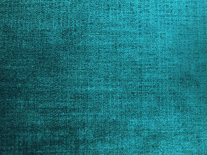 Designer Teal Blue Textured Velvet Upholstery Fabric