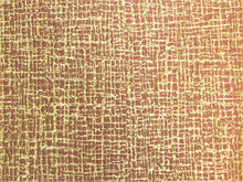 Load image into Gallery viewer, Designer Rusty Coral Gold Metallic Abstract MCM Upholstery Fabric