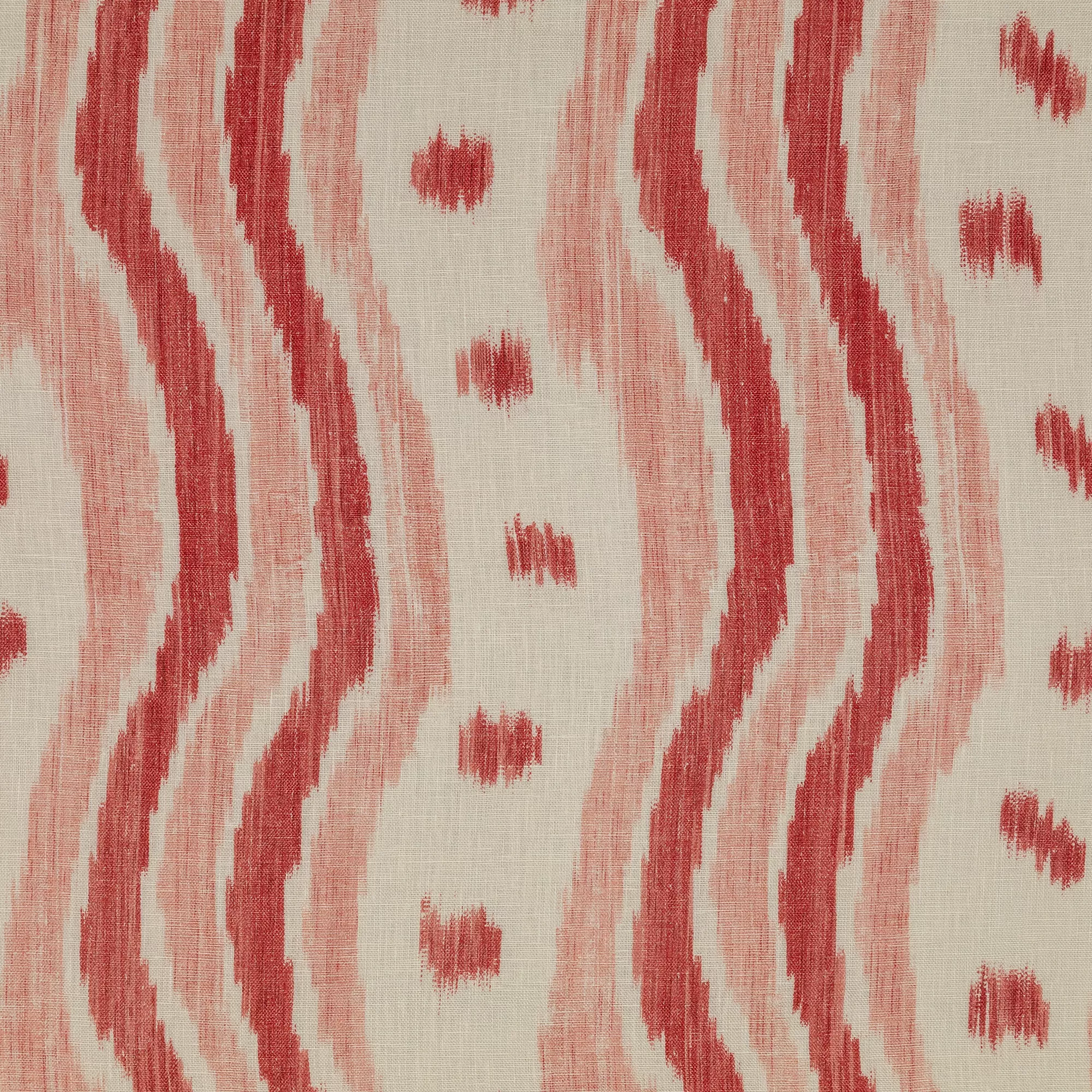 Lee Jofa Ikat Stripe Fabric Coral | Fabric Bistro | Columbia
