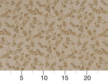 Load image into Gallery viewer, Heavy Duty Floral Beige Gold Ivory Brown Upholstery Drapery Fabric