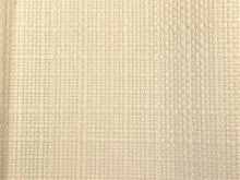 Load image into Gallery viewer, Crypton Stain Water Resistant Mid Century Modern Basketweave Tweed Chenille White Ivory Beige Upholstery Fabric RMCR II