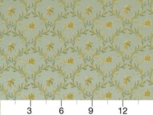 Load image into Gallery viewer, Heavy Duty Floral  Brocade Seafoam Blue Beige Green Upholstery Drapery Fabric