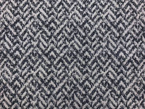 Perennials Dapper Shale Navy Blue Denim Gray Outdoor Water Resistant Abstract Geometric Upholstery Drapery Fabric