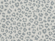 Load image into Gallery viewer, Linen Rayon Cheetah Leopard Animal Print Grey Beige Ivory Drapery Fabric