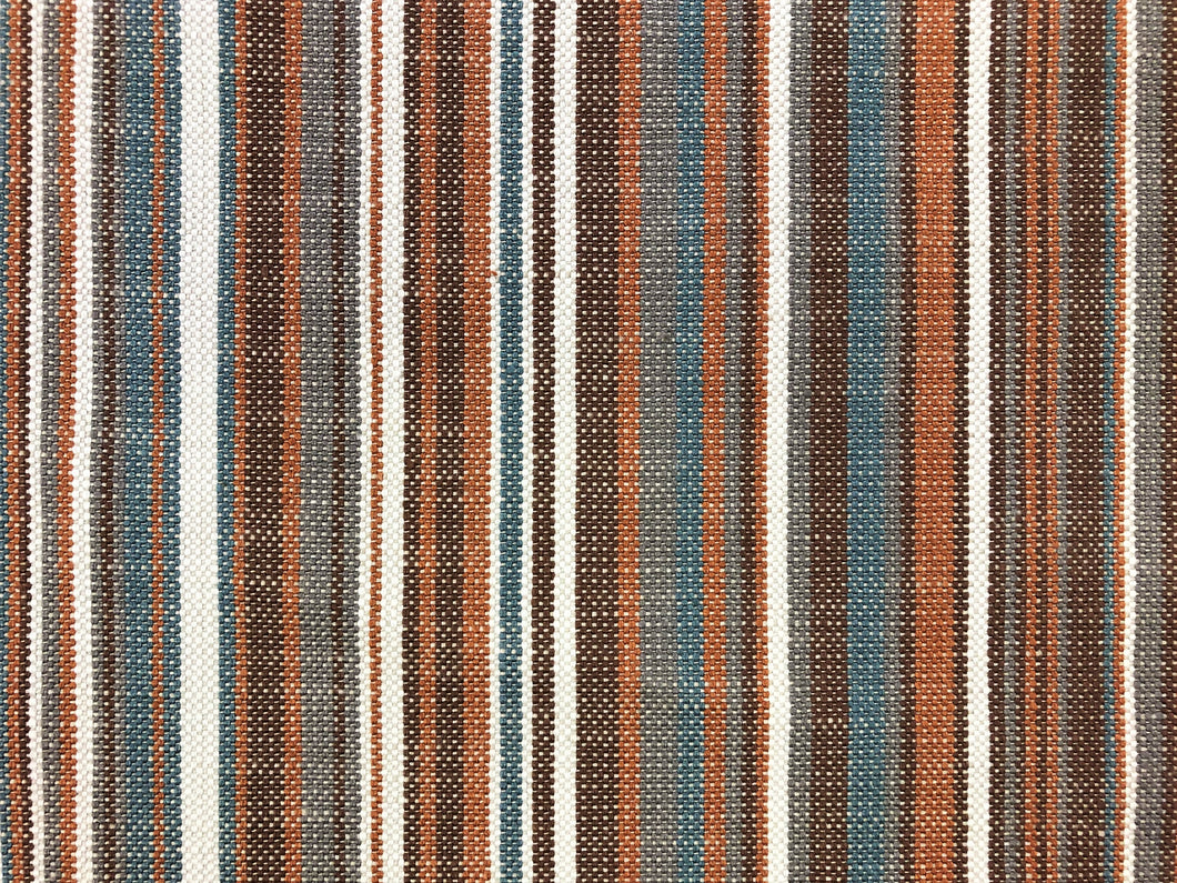Mark Alexander - Vista - M585/05 Berry Indoor Outdoor Linen Blend Mocha Brown Beige Teal Grey Cream Burnt Orange Upholstery Drapery Fabric