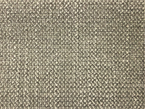 Crypton Stain Water Resistant Mid Century Modern Basketweave Herringbone Tweed Charcoal Gray Silver Upholstery Fabric RMCR XII